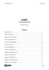 Arcom SC88T Technical Manual