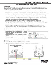 Dmp Electronics 1100X Installation Note