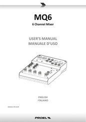 PROEL MQ6FX User Manual