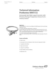 Endress+Hauser Prothermo NMT532 Technical Information