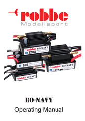 ROBBE RO-Control NAVY Series Operating Manual