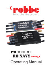 ROBBE RO-Control NAVY Pro Series Operating Manual