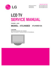 LG 47LH40ED-SA Service Manual