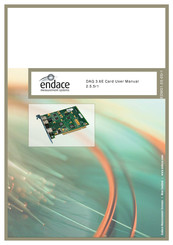 Endace DAG 3.6E User Manual