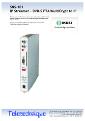 IKUSI SNS-102 Manual