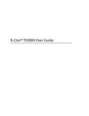 Excelitas Technologies X-Cite TURBO User Manual