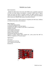 TBS technologies TBS6304 User Manual