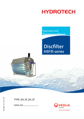 Hydrotech HSF31-2F Operation And Maintenance Manual