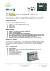 HRW HPE-BNMBUS Manual