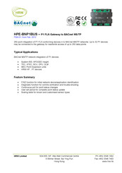 HRW HPE-BNP1BUS Manual
