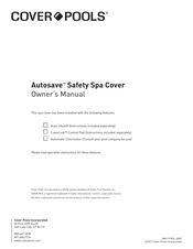 Cover Pools Autosave Owner's Manual
