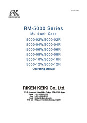 Riken Keiki RM-5000-12W Operating Manual