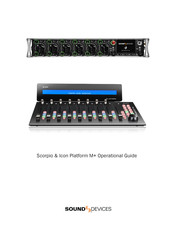 Sound Devices Scorpio Operational Manual