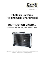 Photonic Universe SWD-FWP-100M Instruction Manual