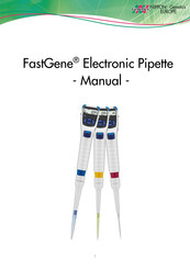 Nippon Genetics FASTGENE ELECTRONIC PIPETTE-1200 Manual