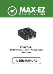 MAX-EZ EZ-ACD2AL User Manual