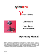 ScienTECH AC5004 Operating Manual