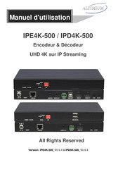 Altimium IPD4K-500 Operation Manual
