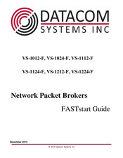 Datacom Systems VS-1212-F Fast Start Manual