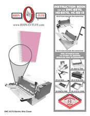 Rhin-O-Tuff EWC-8370 Instruction Book