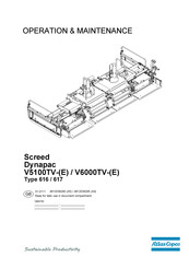 Dynapac V5100TVE Operation & Maintenance Manual
