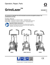 Graco GrindLazer Pro RC813 G Operation, Repair, And Parts