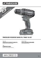 Parkside PABS 16 A2 Translation Of The Original Instructions