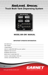 Garnet SeeLeveL Special 809-DM User Manual