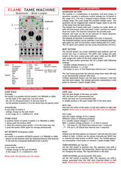Flame Tame Machine Manual