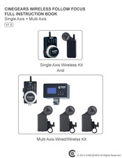 Cinegears MULTI AXIS FOLLOW FOCUS User Manual