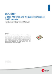 Ublox LEA-M8F Hardware Integration Manual