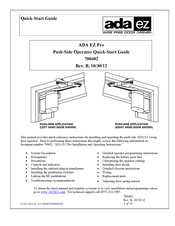 Ada Ez Pro Quick Start Manual