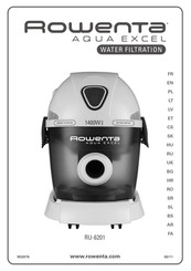 Rowenta Aqua Excel RU-6201 Manual
