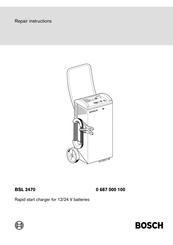 Bosch BSL 2470 Repair Instructions