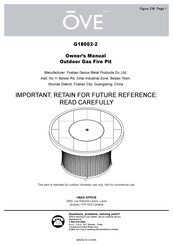 OVE G18002-2 Owner's Manual