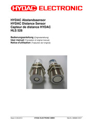 HYDAC ELECTRONIC HLS 528 User Manual