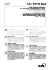 KSB Amar-Drainer 303.2 Operating Instructions Manual
