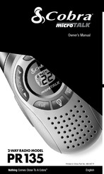 Cobra microTALK PR135 Owner's Manual