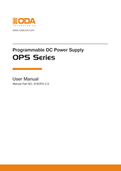 ODA OPS-910 User Manual