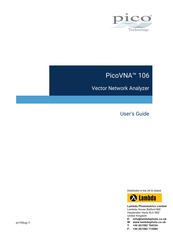 PICO PicoVNA 106 User Manual