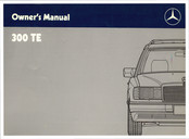 Mercedes Benz 300 TE Owner's Manual