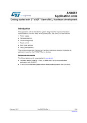ST STM32F7 Series Application Notes