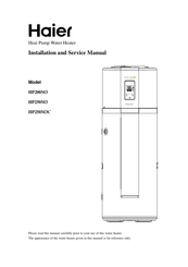 Haier HP200M3 Installation And Service Manual