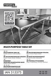 Powerfix Profi 315375 Assembly Instructions, Variation Possibilities