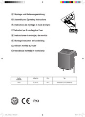 Karibu 66601 Assembly And Operating Instructions Manual