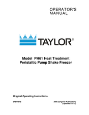 Taylor PH61 Operator's Manual