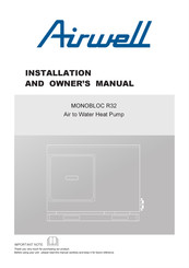 Airwell MONOBLOC R32 Installation And Owner's Manual