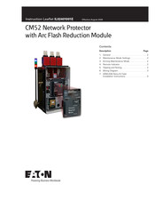 Eaton CM52 Instruction Leaflet