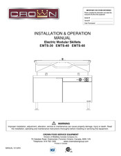Crown EMTS-40 Installation & Operation Manual