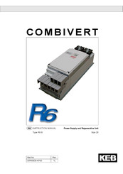 KEB combivert R6-S Instruction Manual